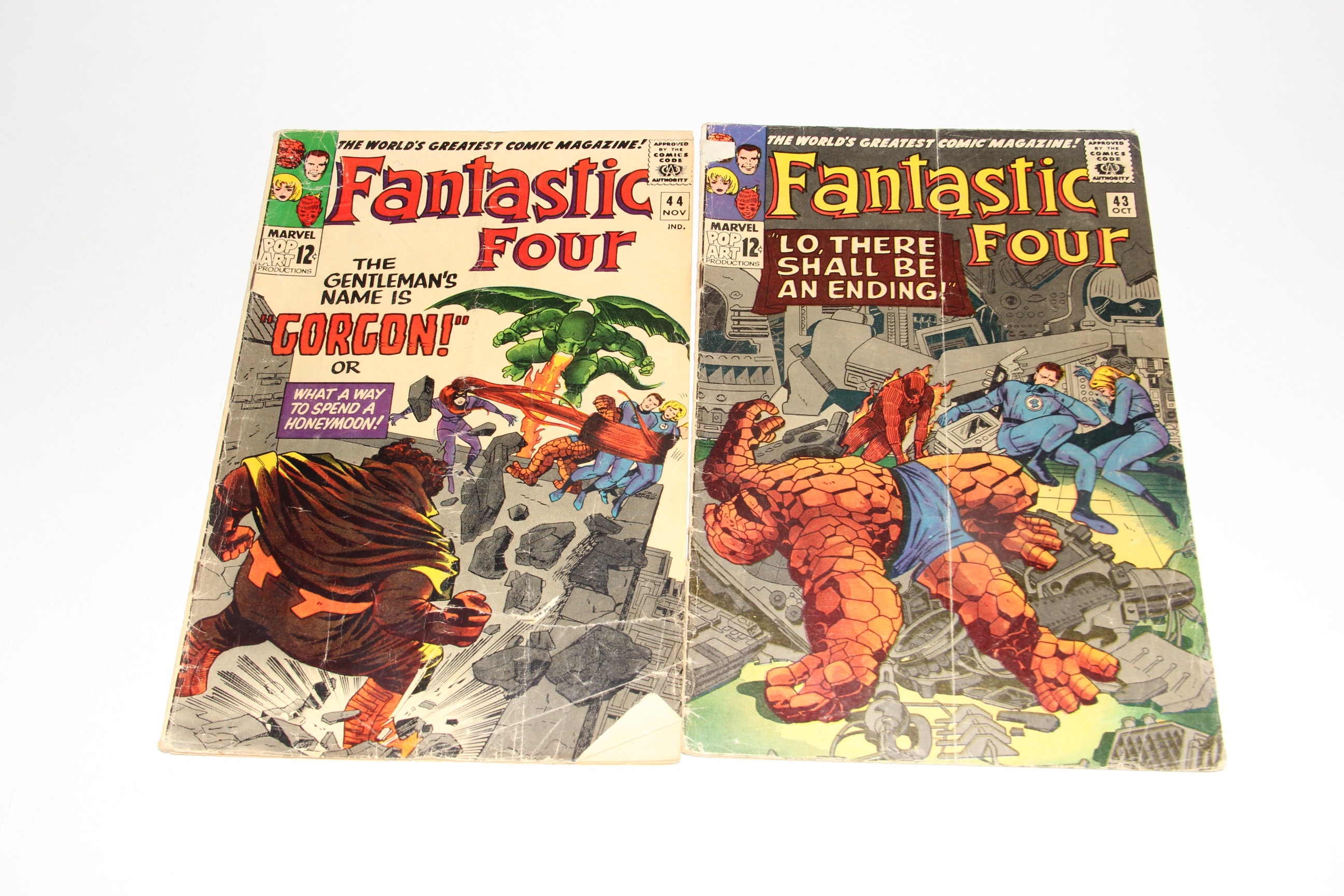 Collection of Marvel Fantastic Four Comic Books from 1965 and 1966