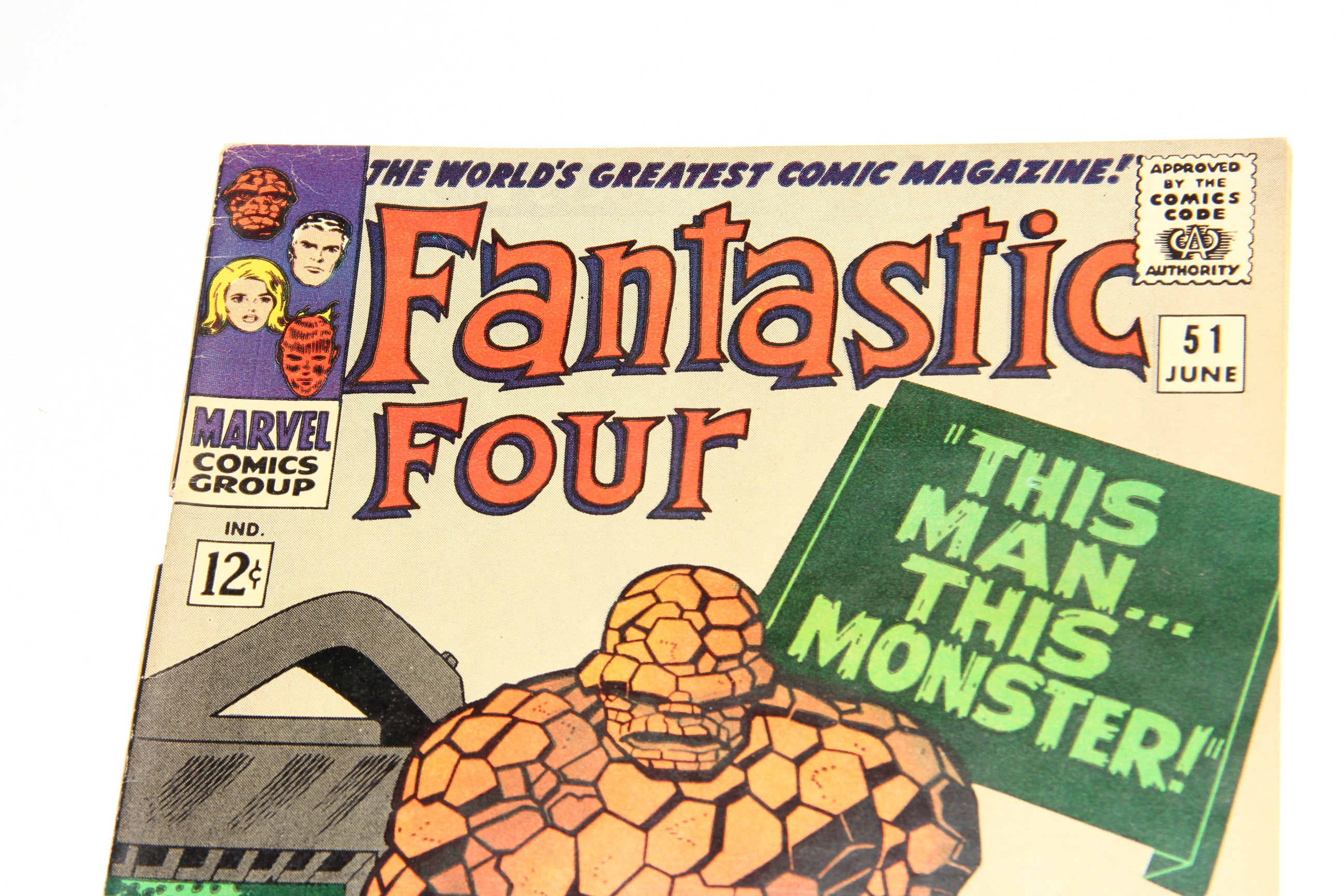 Collection of Marvel Fantastic Four Comic Books from 1965 and 1966
