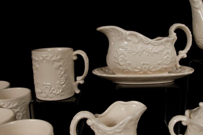 White Ceramic Tea Set
