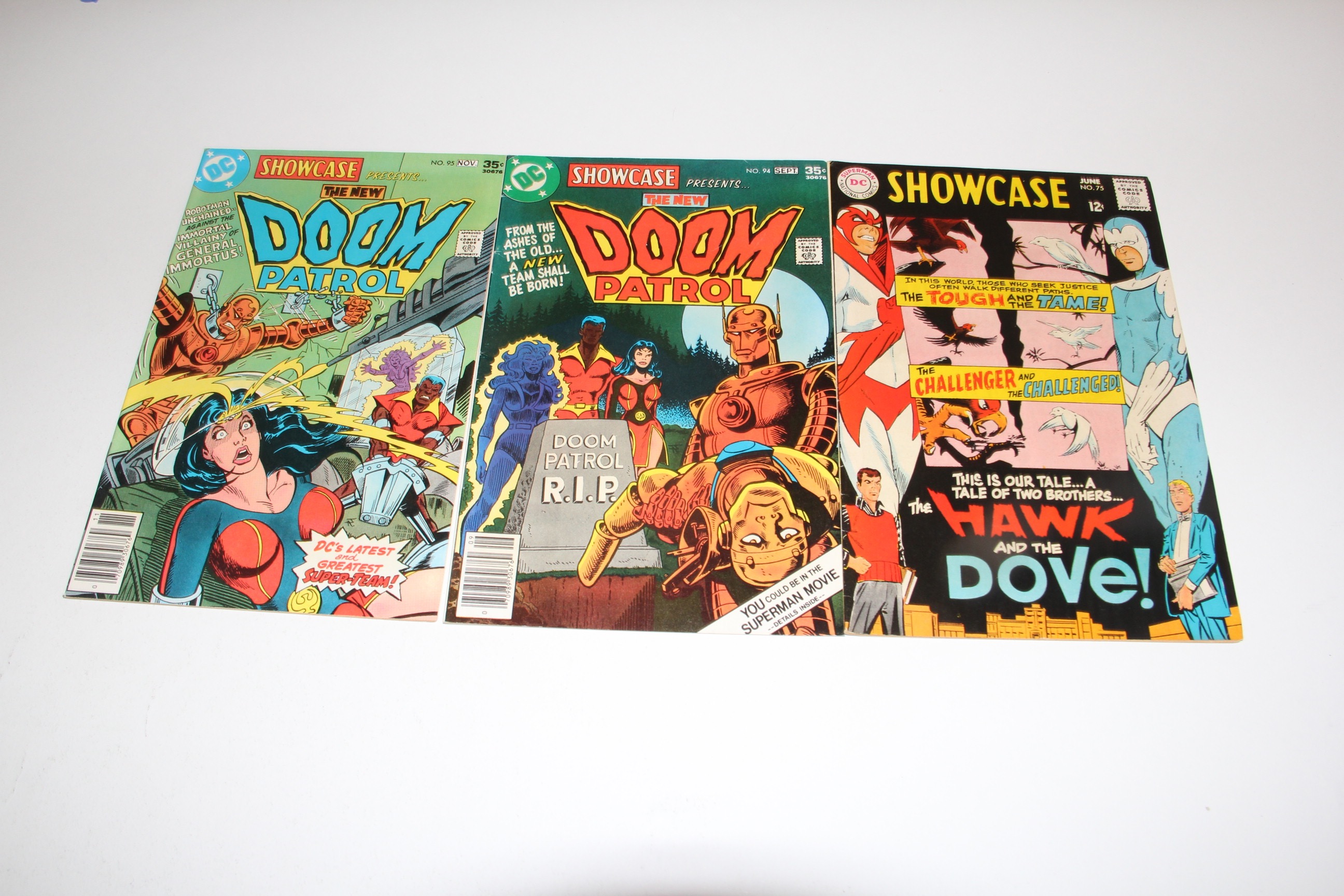DC "Showcase" Comic Books