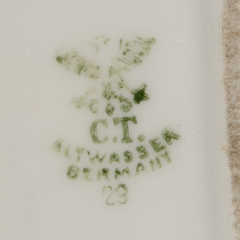 CT Germany Porcelain Soup Tureen and Platter