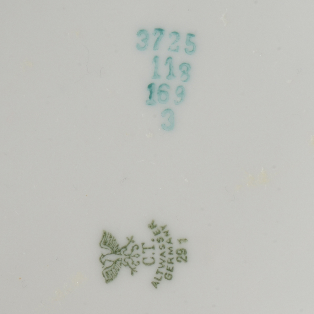 CT Germany Porcelain Soup Tureen and Platter