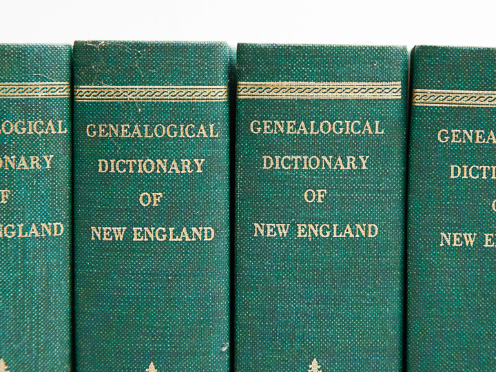 "Genealogical Dictionary of the First Settlers of New England"