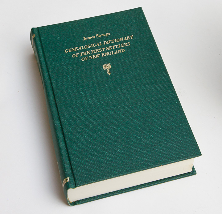 "Genealogical Dictionary of the First Settlers of New England"