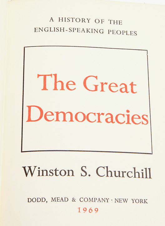 Winston Churchill's "History of the English Speaking Peoples"