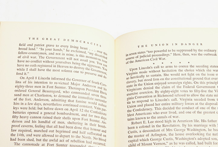 Winston Churchill's "History of the English Speaking Peoples"