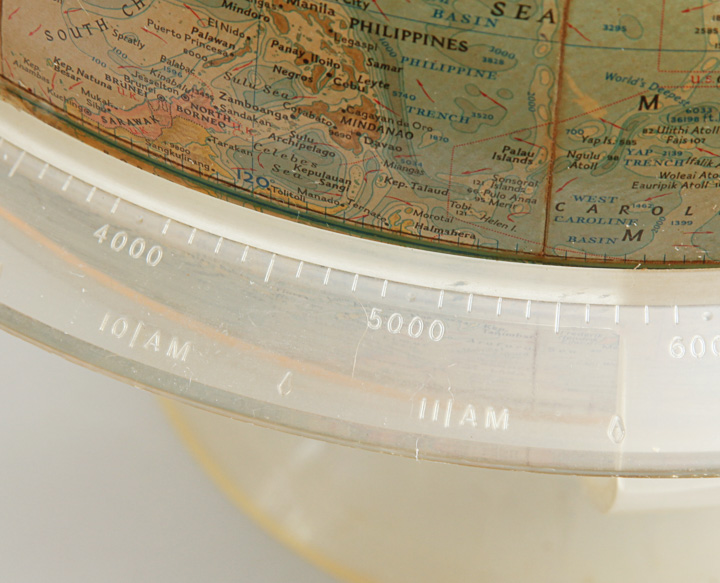 Vintage National Geographic Society World Globe