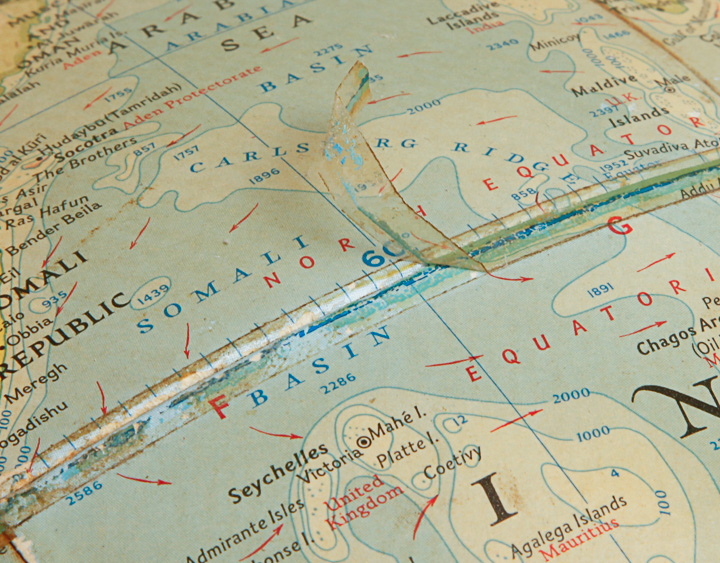 Vintage National Geographic Society World Globe