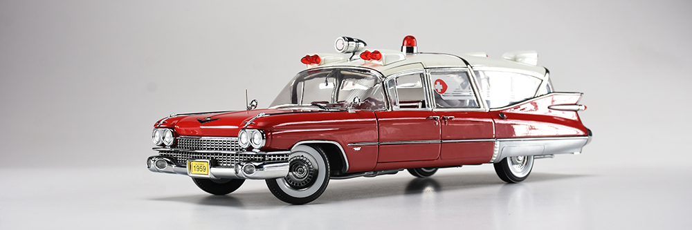 1959 Cadillac Superior Crown Royale Ambulance Die-cast Car
