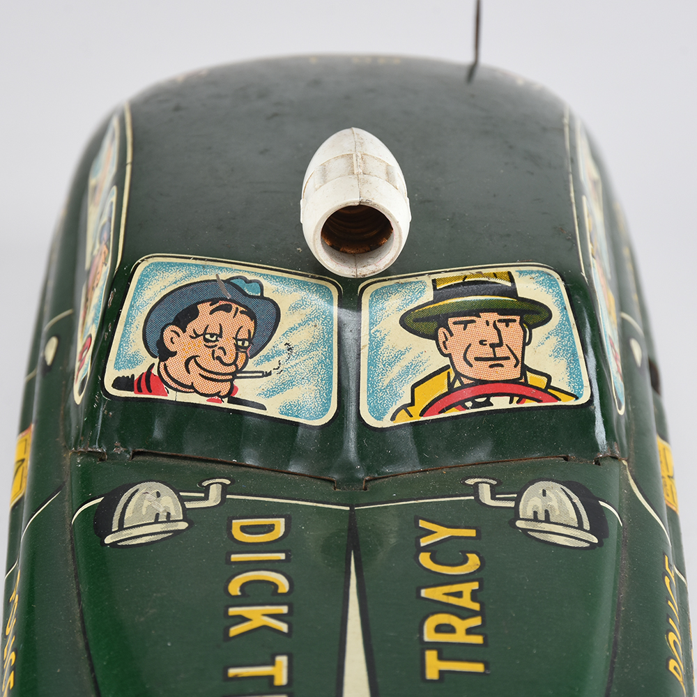 Vintage Marx Dick Tracy Tin Squad Car