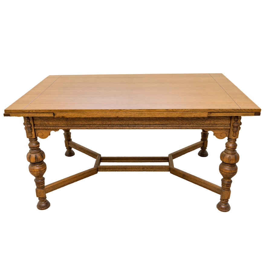 William and Mary Style Dining Table