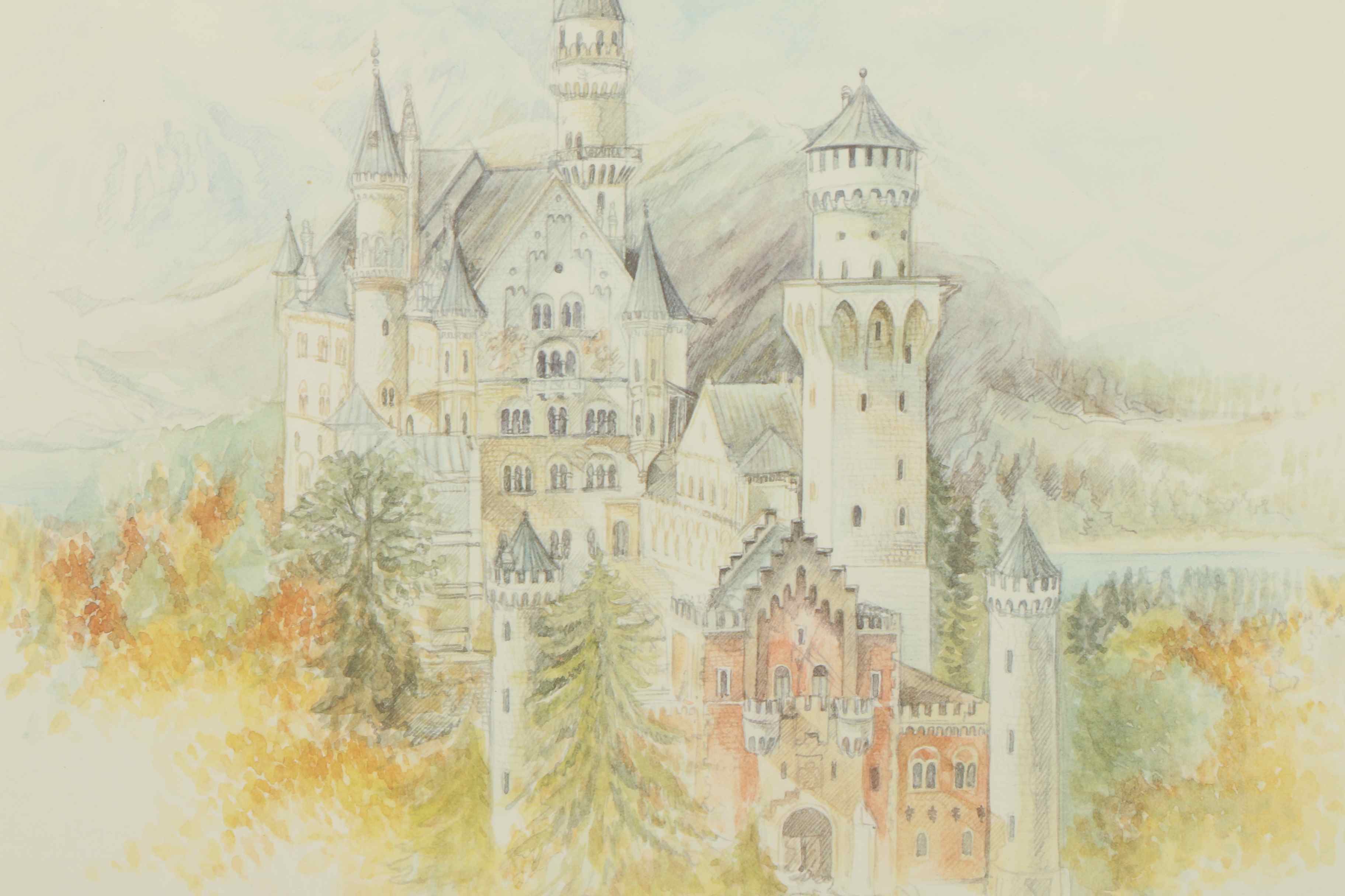 Offset Lithographs on Paper after Drawings by Bernadette Coy