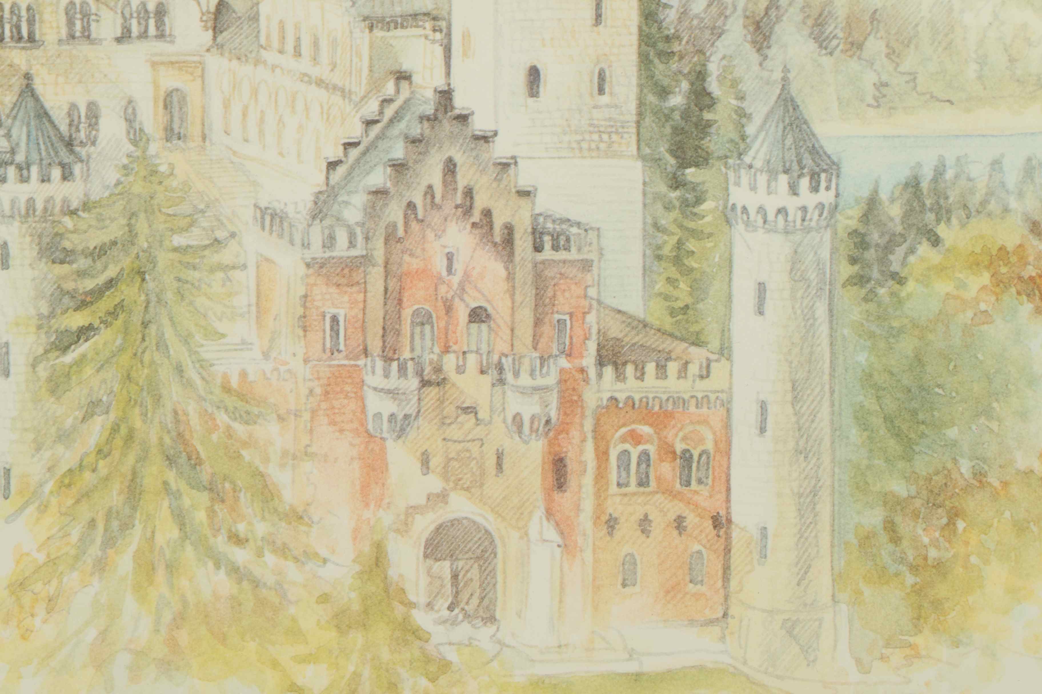 Offset Lithographs on Paper after Drawings by Bernadette Coy