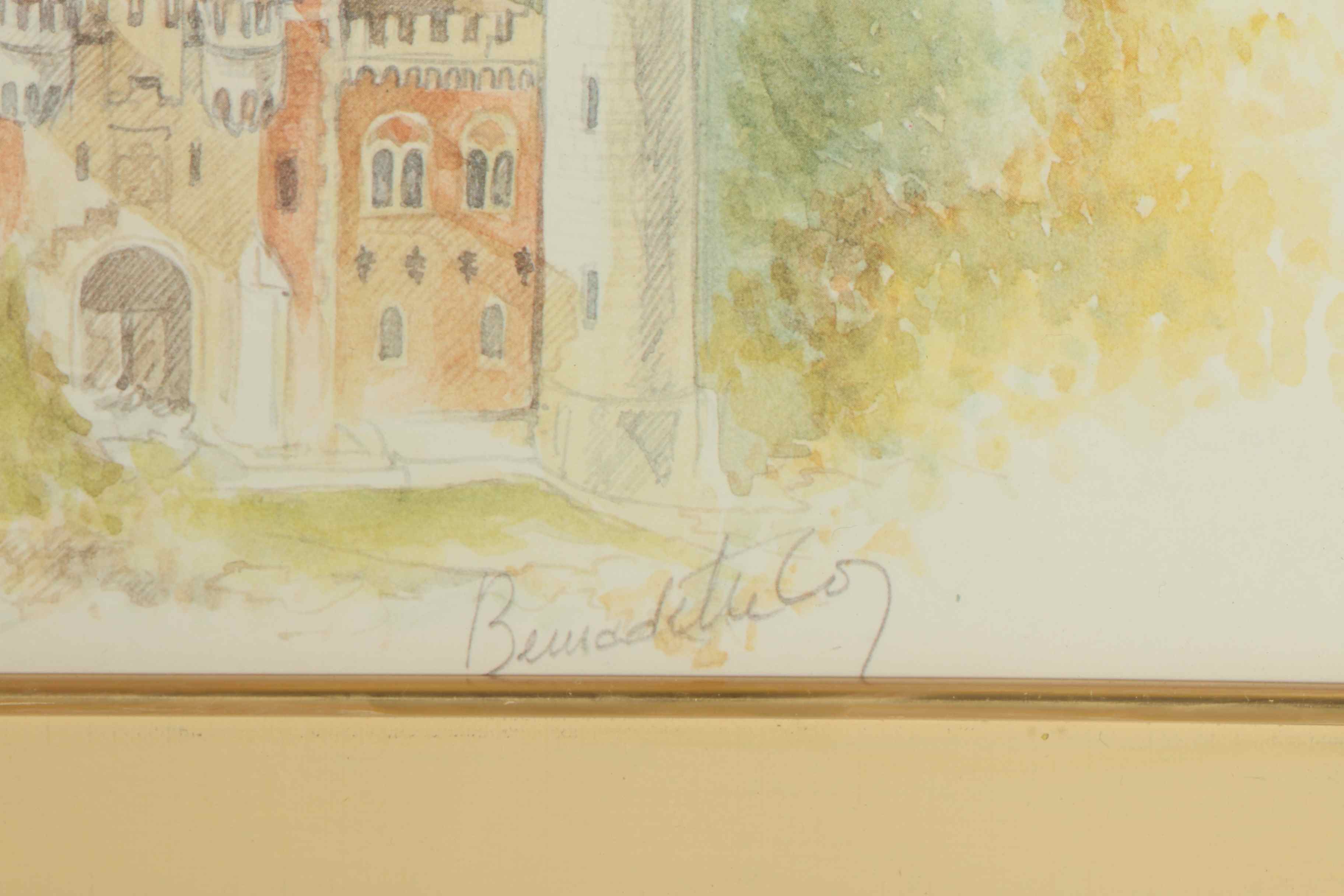 Offset Lithographs on Paper after Drawings by Bernadette Coy