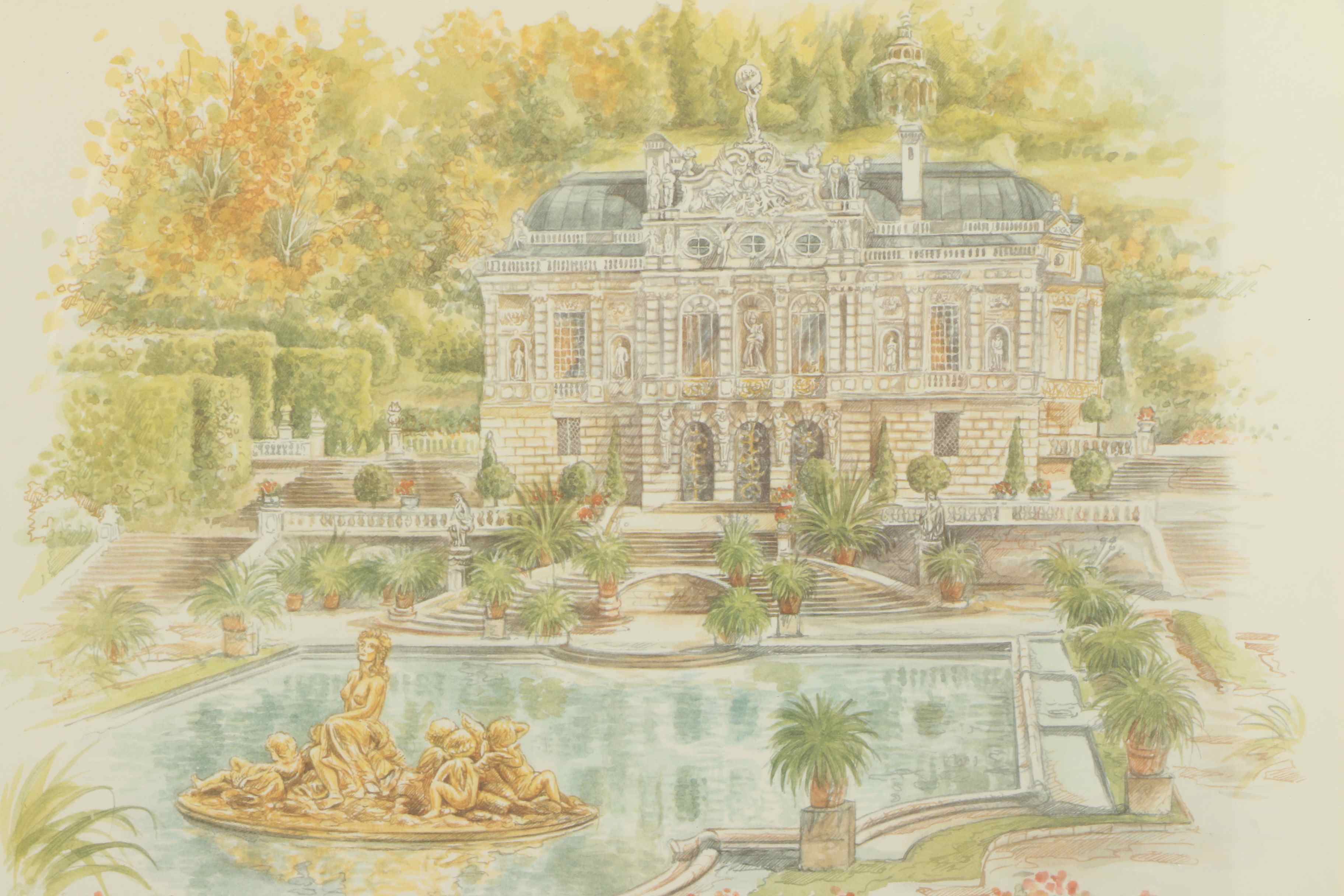 Offset Lithographs on Paper after Drawings by Bernadette Coy