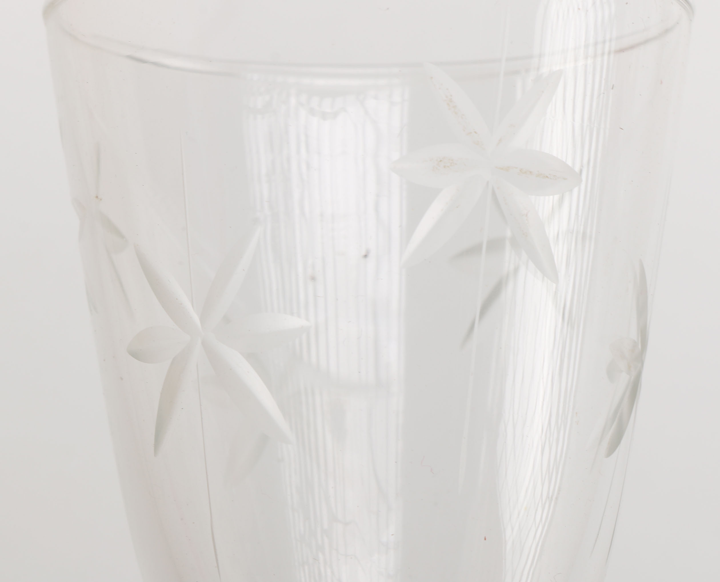 Etched Glass Stemware