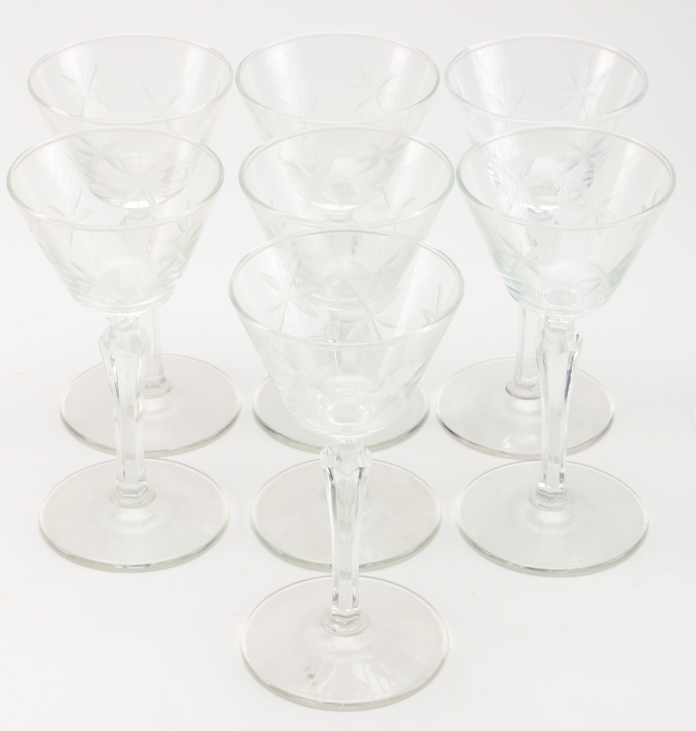 Etched Glass Stemware