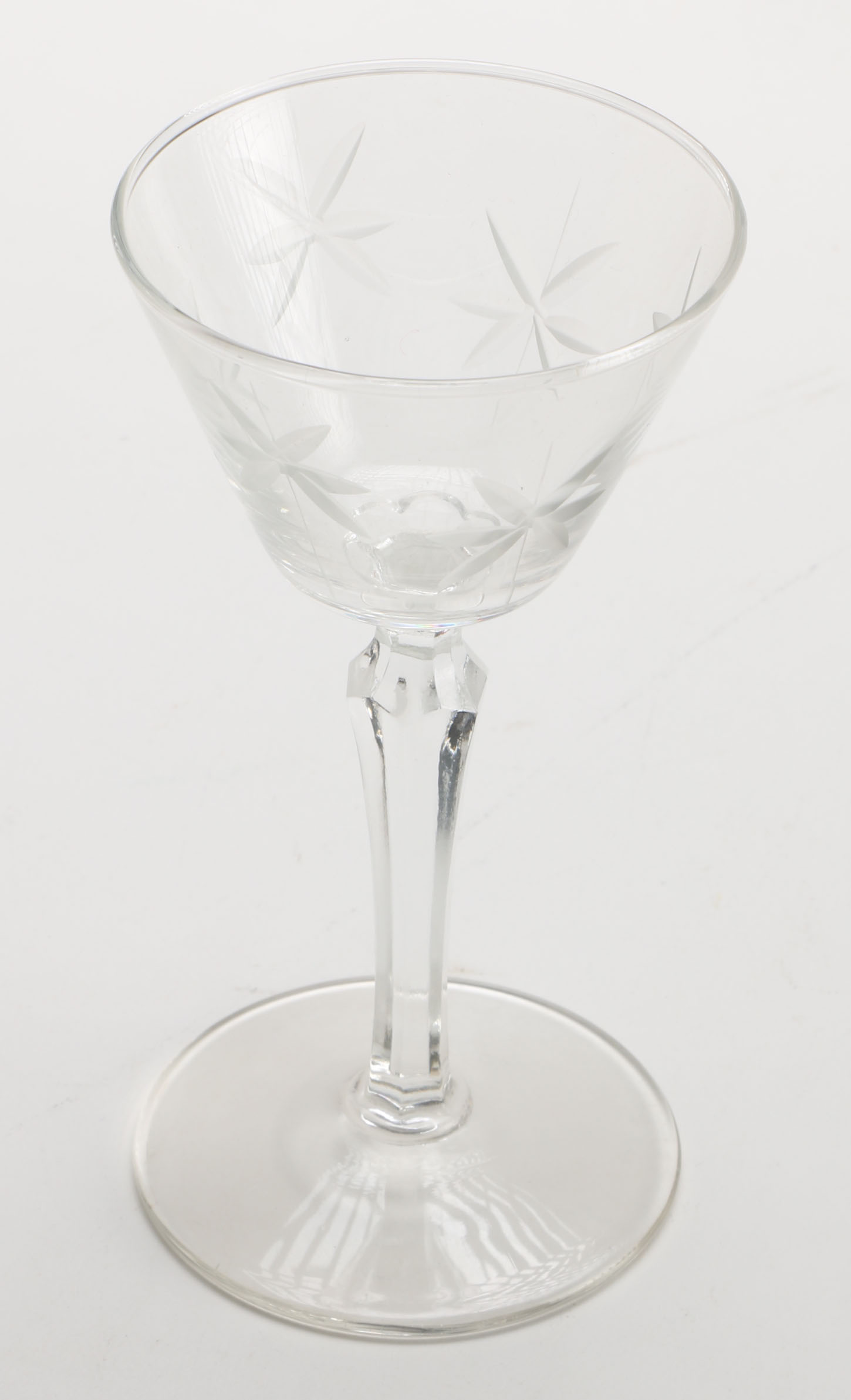 Etched Glass Stemware