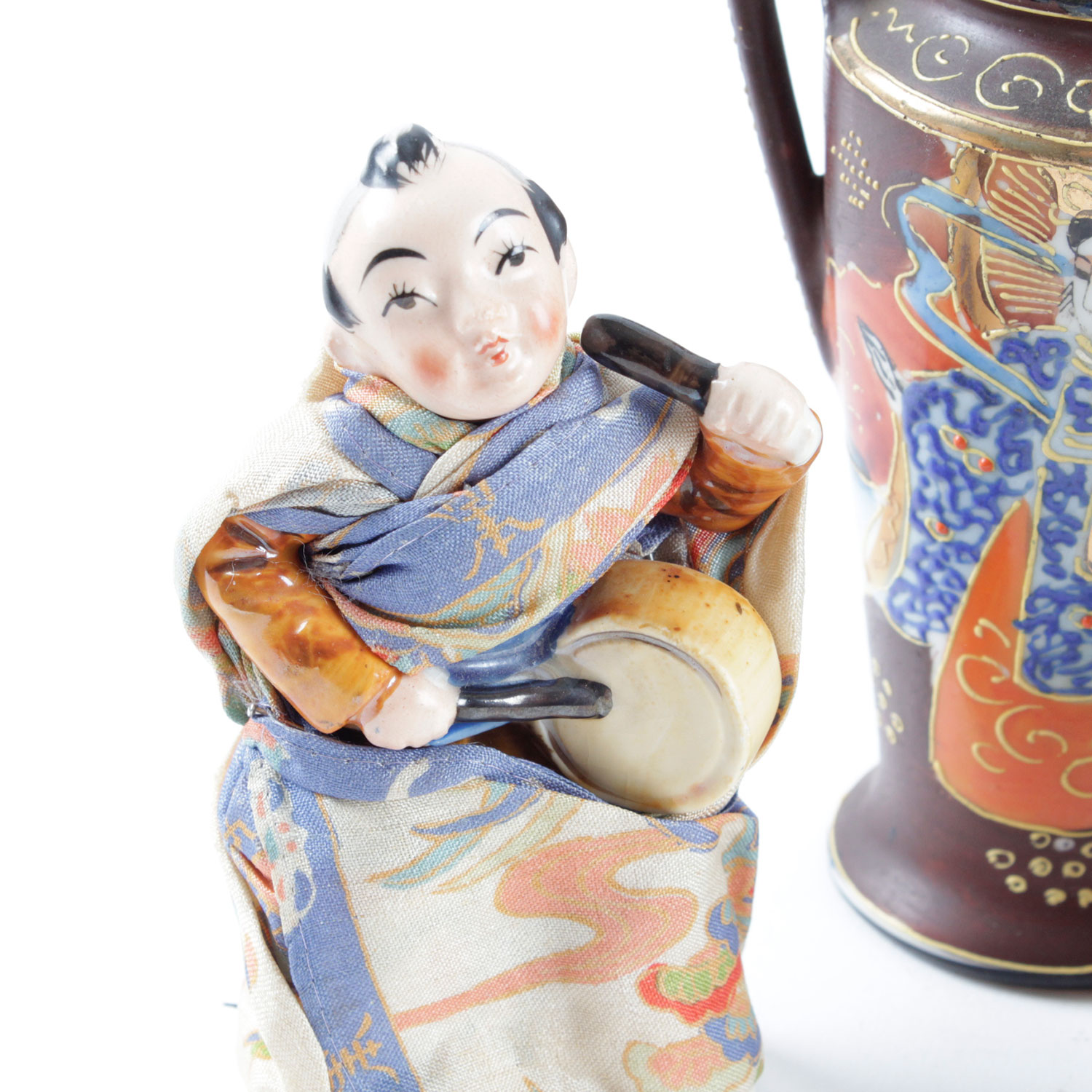 Collection of Vintage Japanese Decorative Items