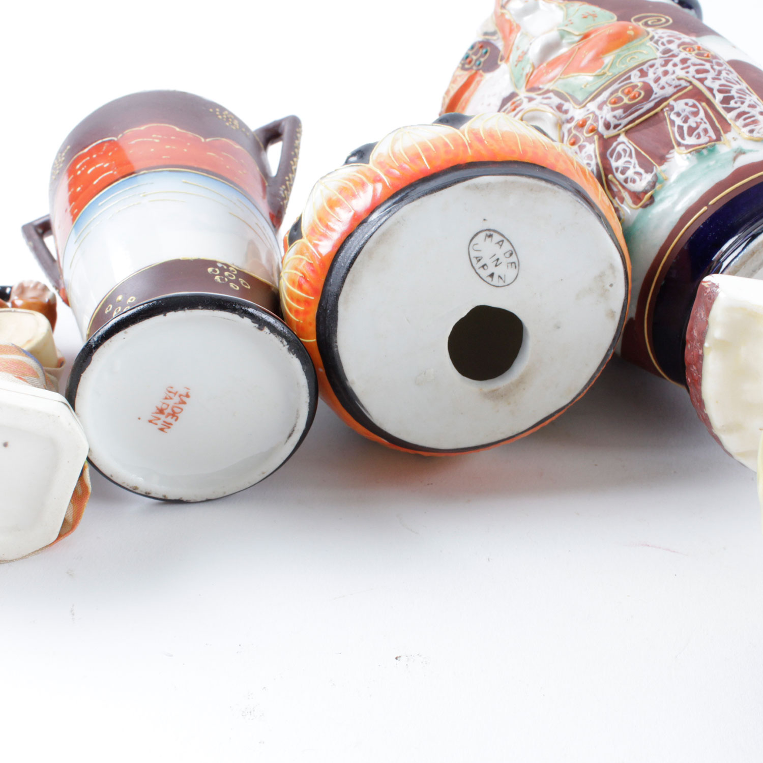 Collection of Vintage Japanese Decorative Items