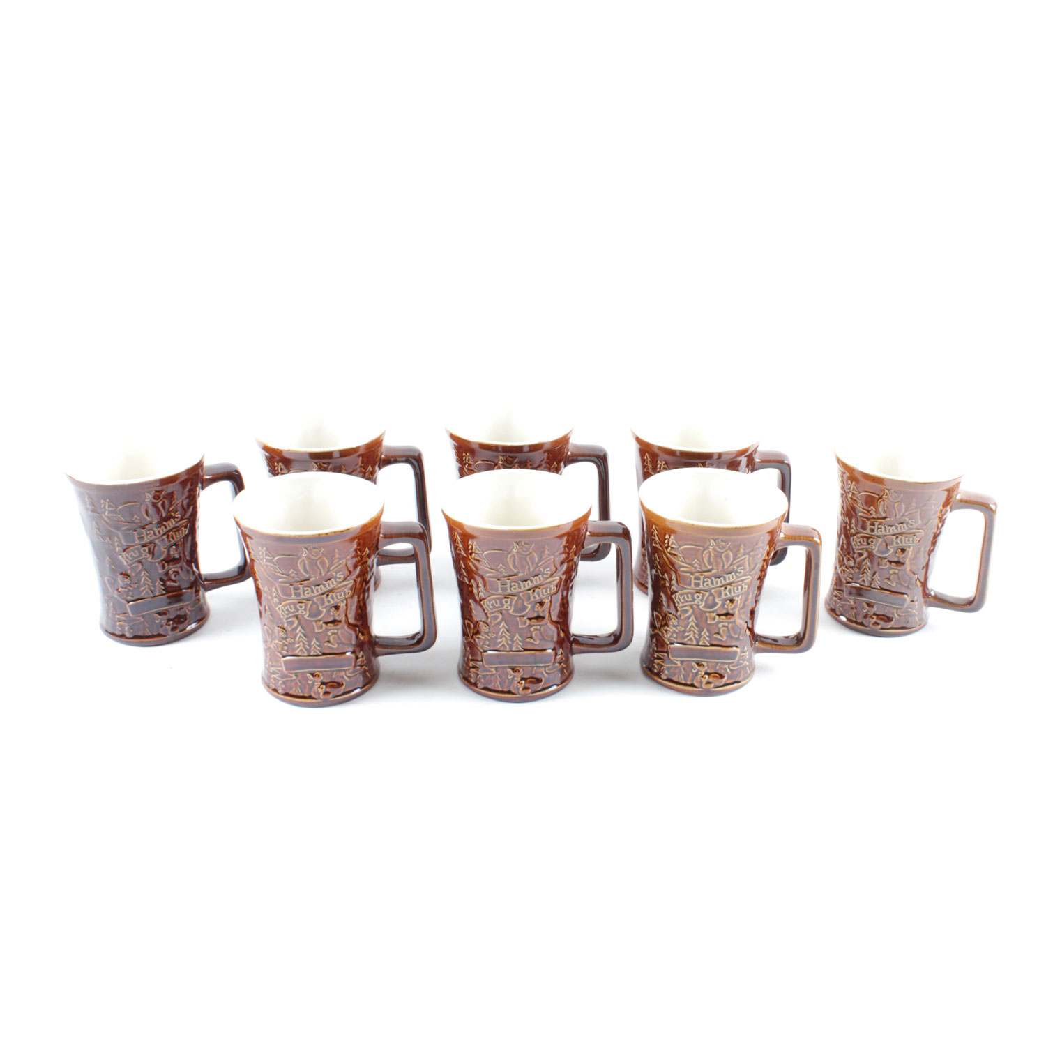 Vintage 1950's Hamm's  Krug Klub Beer Mugs