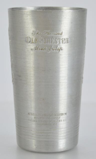 Antique Old Forester Aluminum Mint Julep Cups