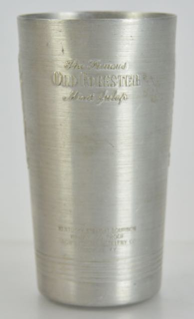 Antique Old Forester Aluminum Mint Julep Cups