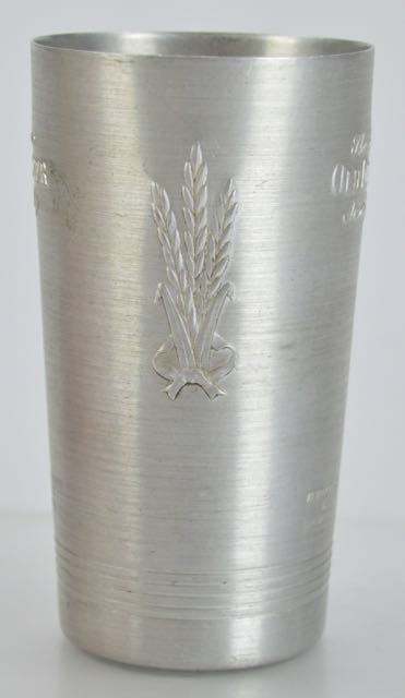 Antique Old Forester Aluminum Mint Julep Cups