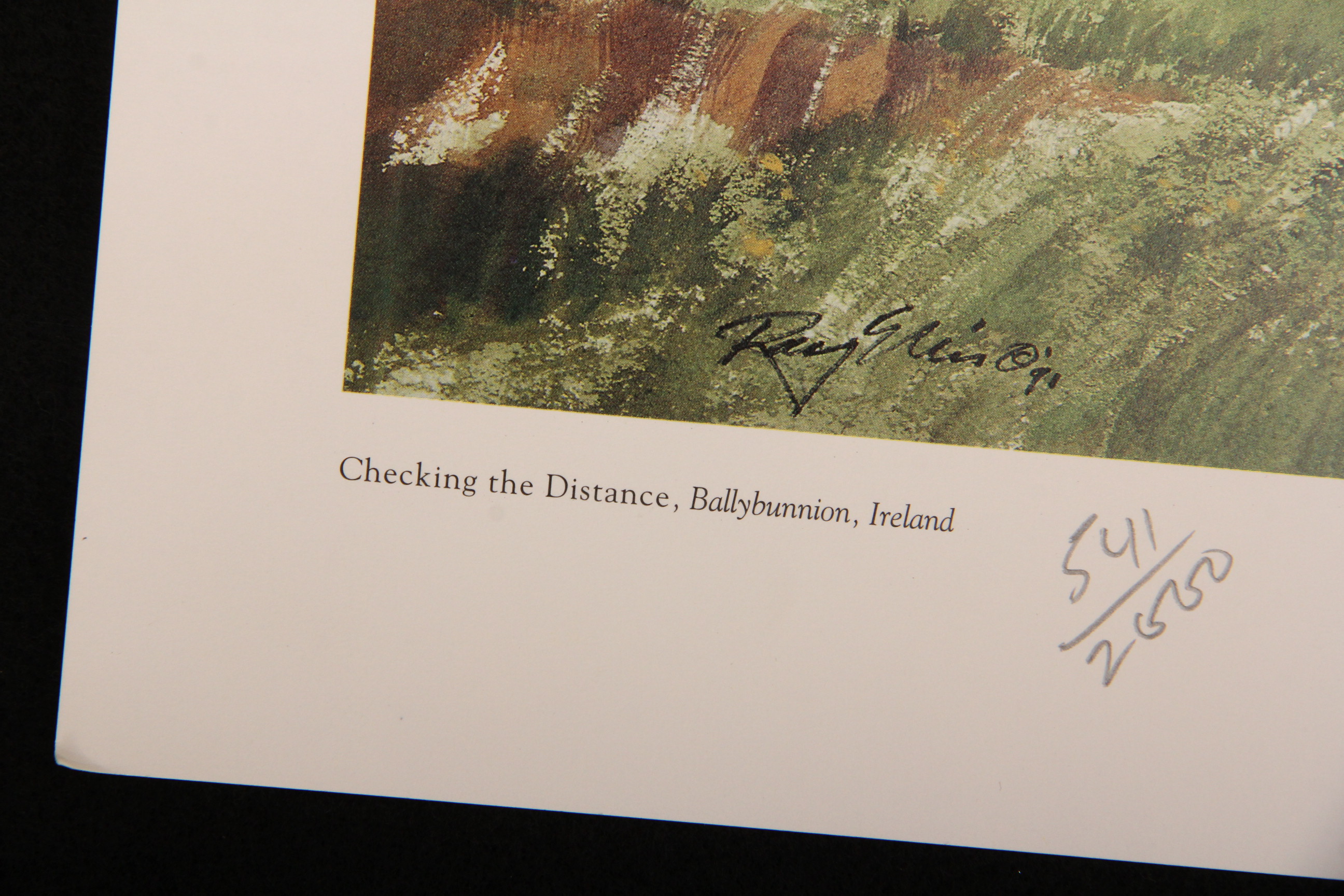 Ray Ellis Signed Limited Edition Unframed Print