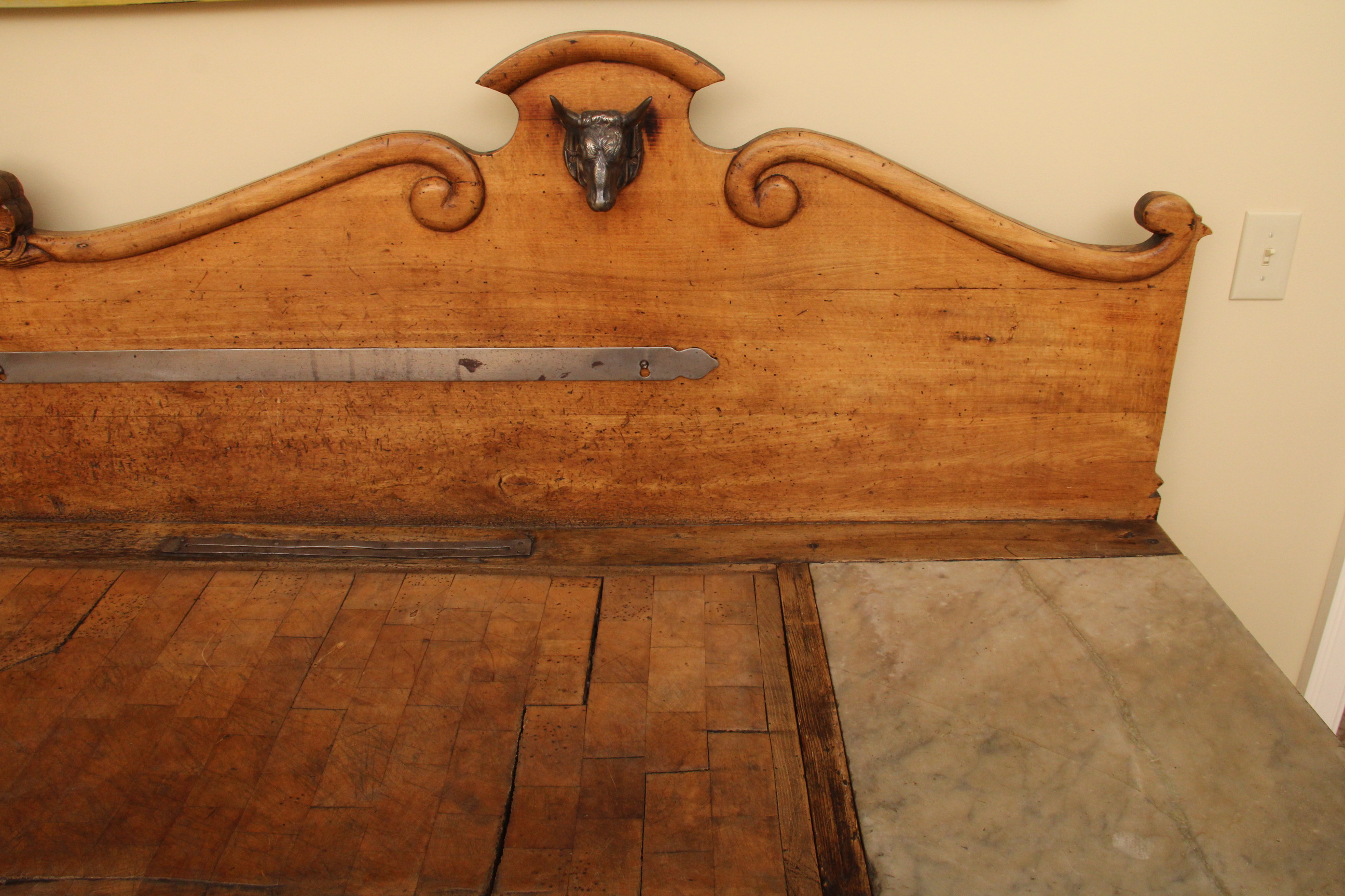 Antique French 19th c. Billot de Boucher  "Butcher Block"