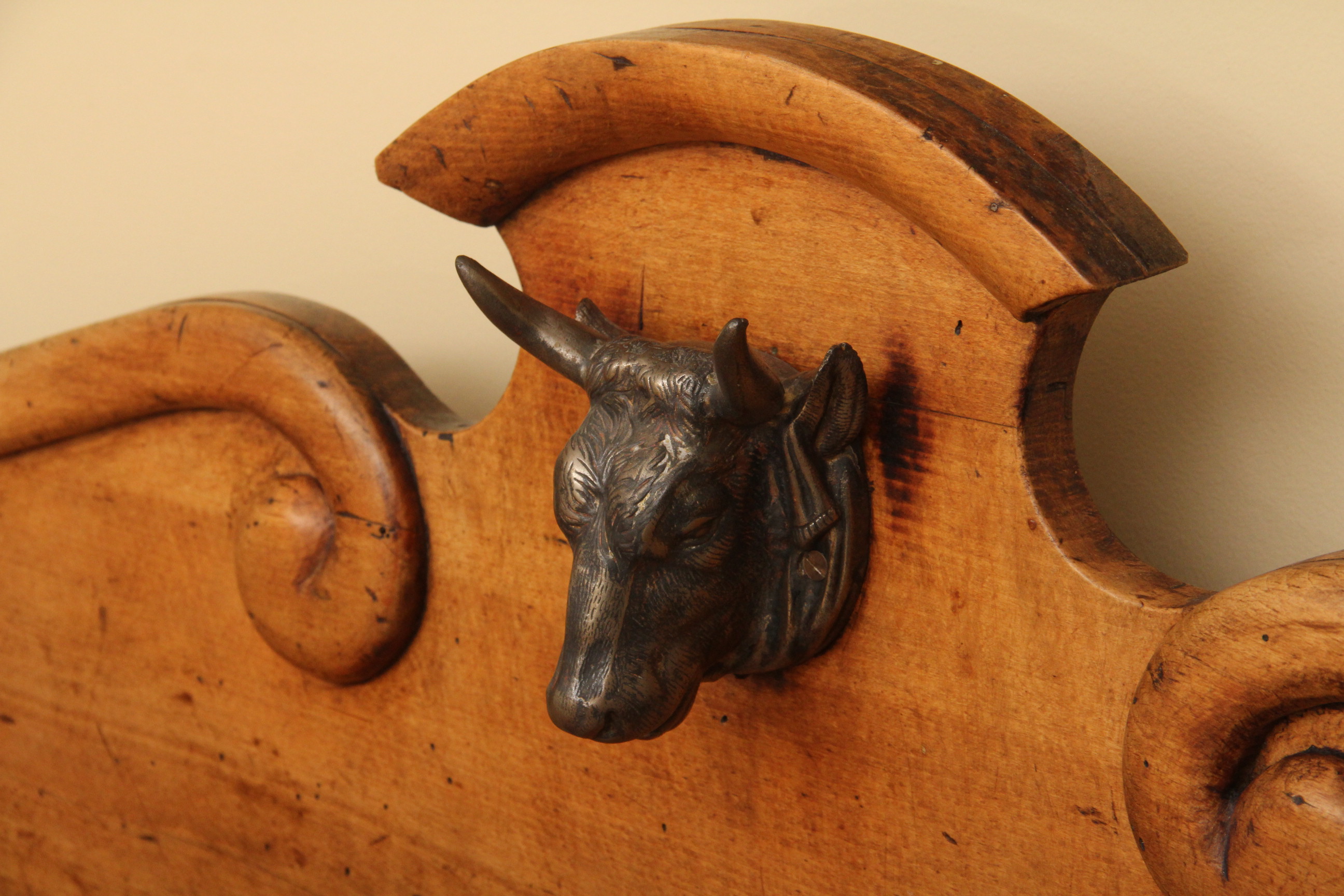 Antique French 19th c. Billot de Boucher  "Butcher Block"