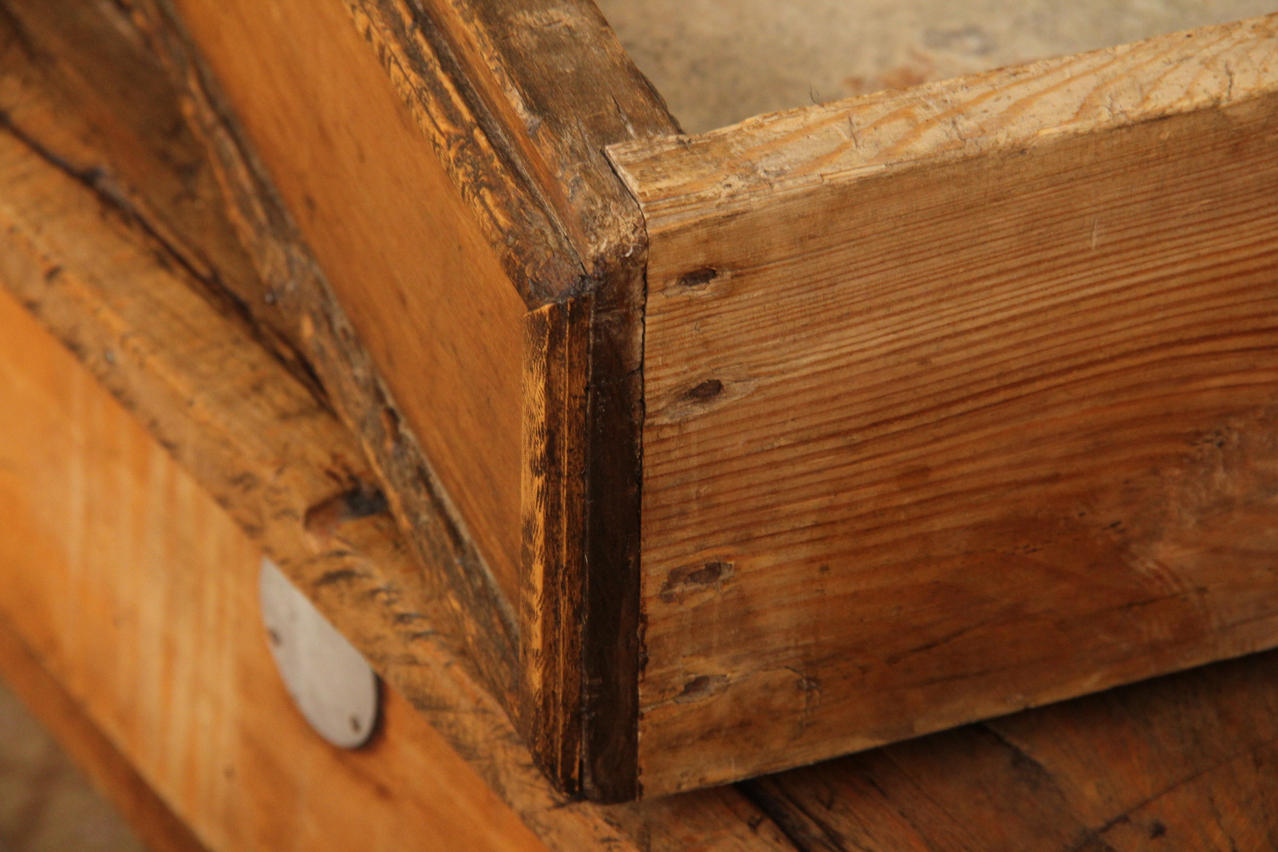 Antique French 19th c. Billot de Boucher  "Butcher Block"