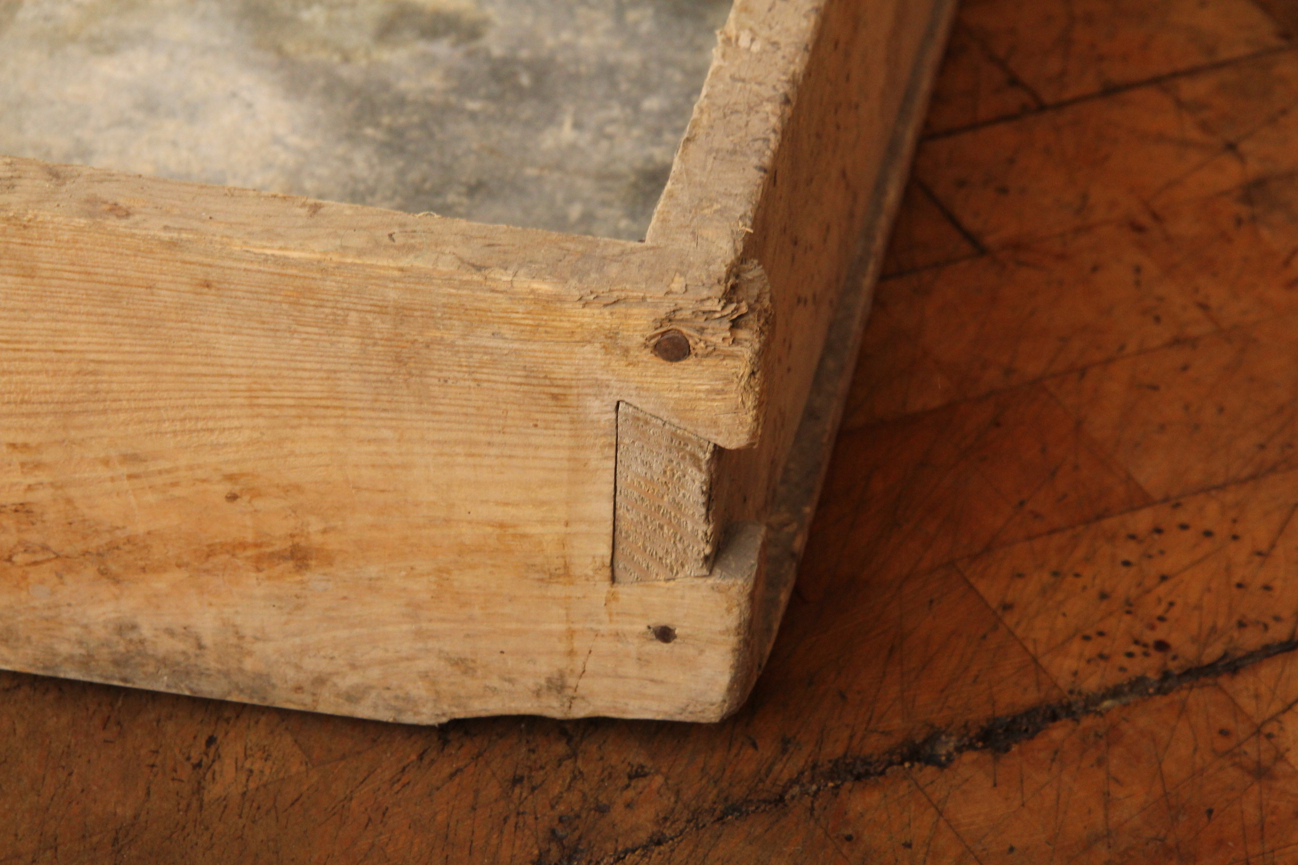 Antique French 19th c. Billot de Boucher  "Butcher Block"