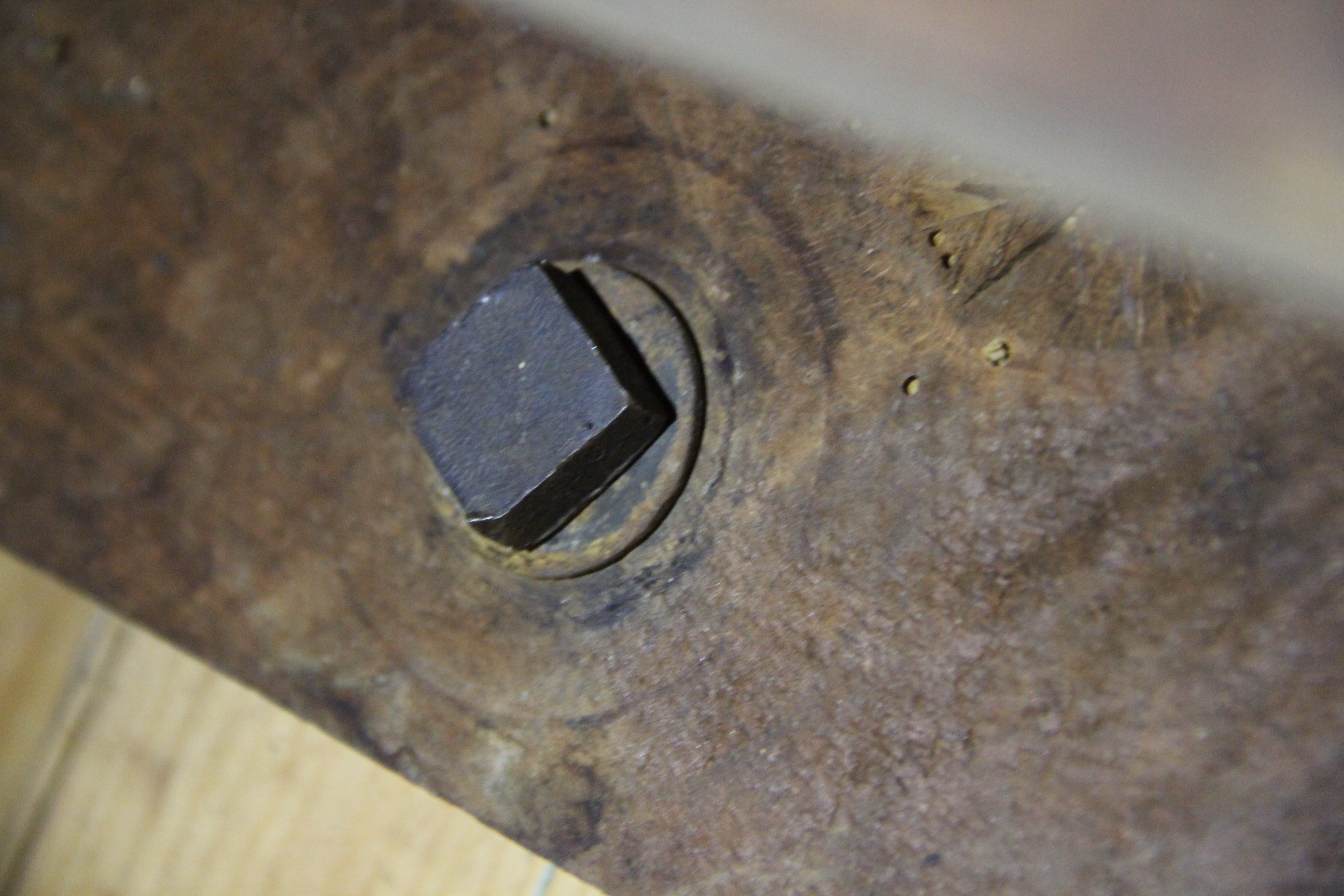 Antique French 19th c. Billot de Boucher  "Butcher Block"