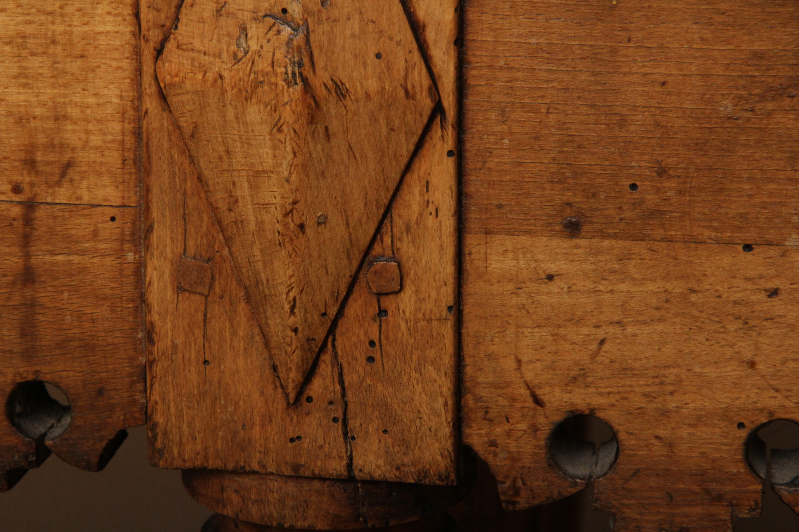 Antique French 19th c. Billot de Boucher  "Butcher Block"