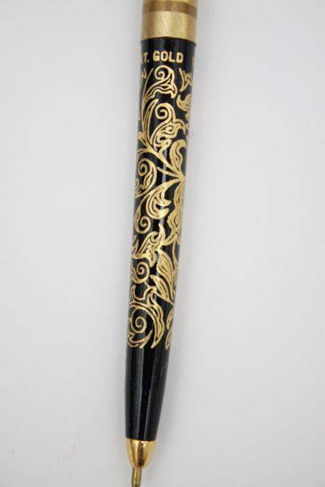 Set of Chanel No. 5 Arpege 14K Filigree Perfumed Pens