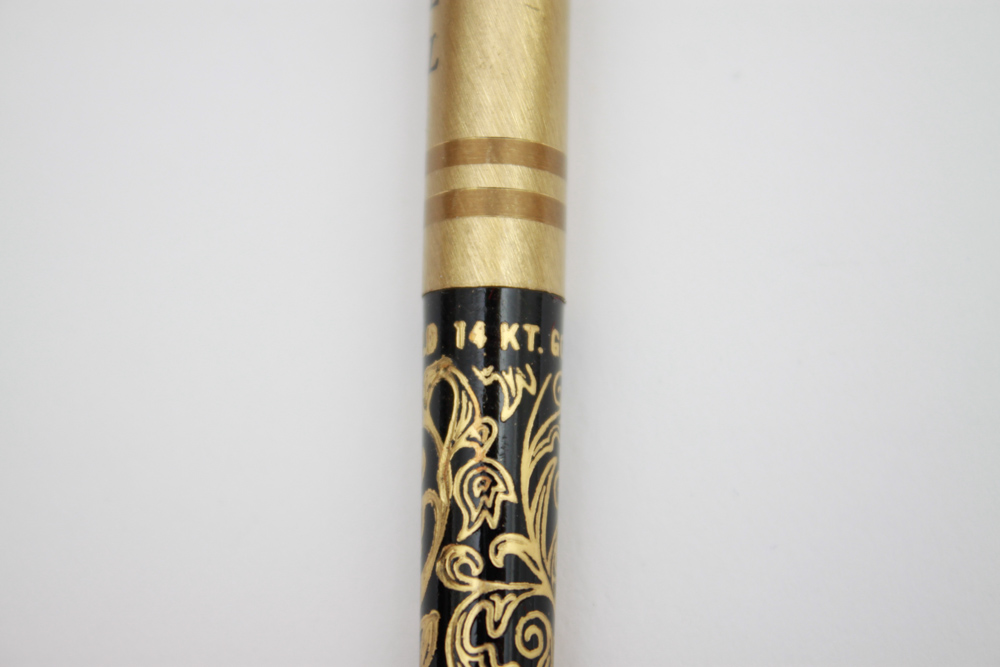 Set of Chanel No. 5 Arpege 14K Filigree Perfumed Pens