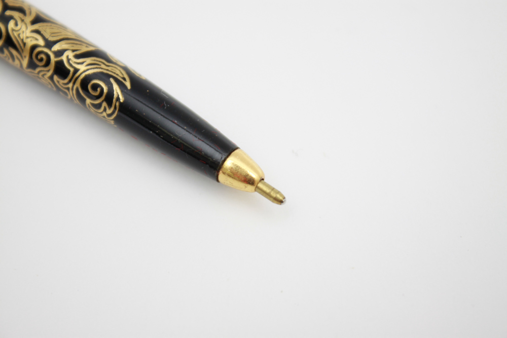 Set of Chanel No. 5 Arpege 14K Filigree Perfumed Pens