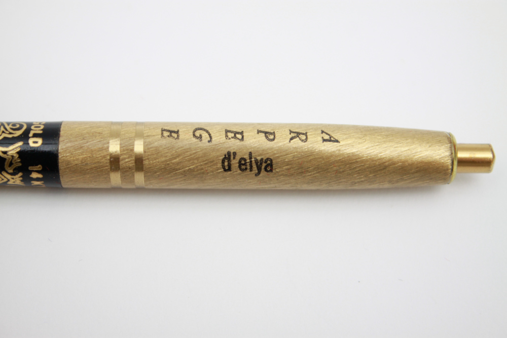 Set of Chanel No. 5 Arpege 14K Filigree Perfumed Pens