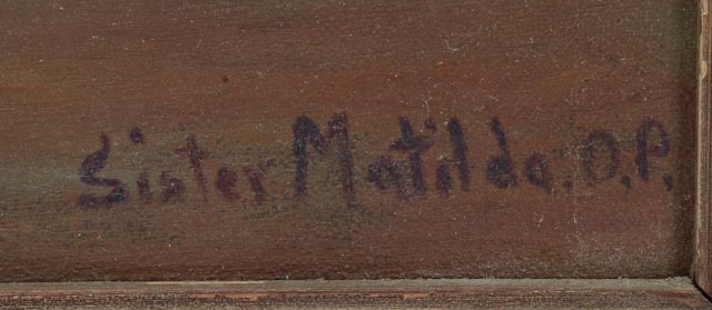 Sister Matilda Original Oil Still Life on Board