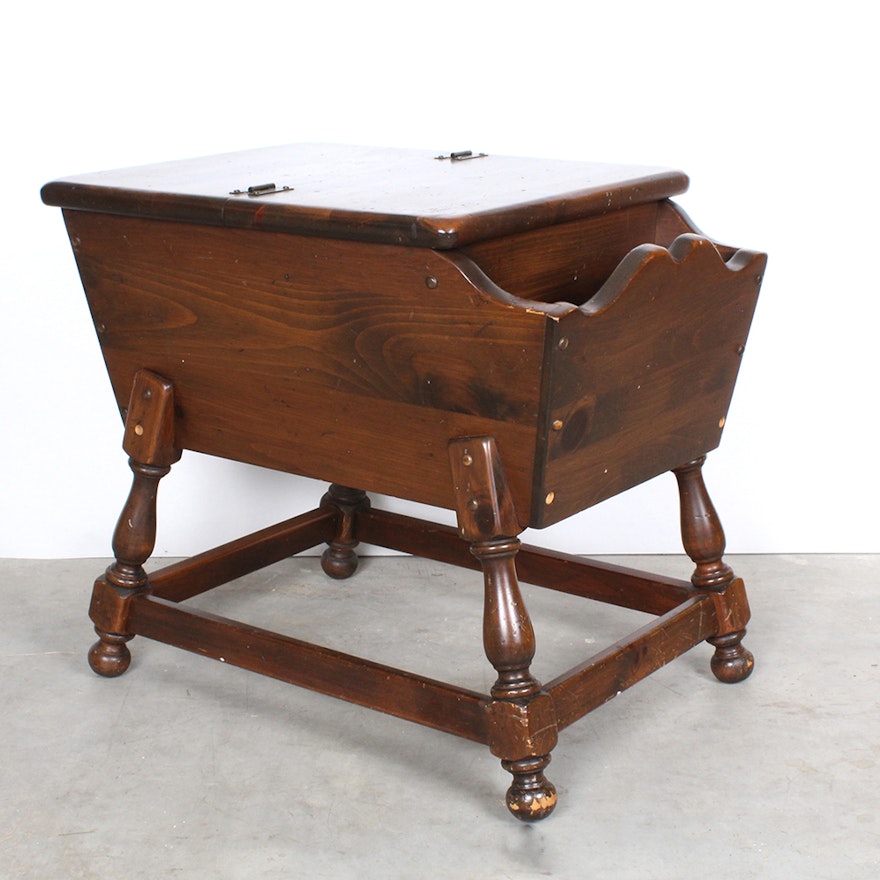 "Old Tavern" Dough Box End Table by Ethan Allen
