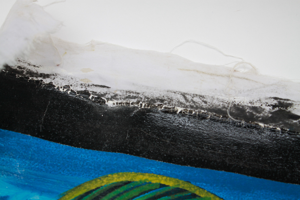 Tingatinga Painting of Nungwi Primary School in Zanzibar