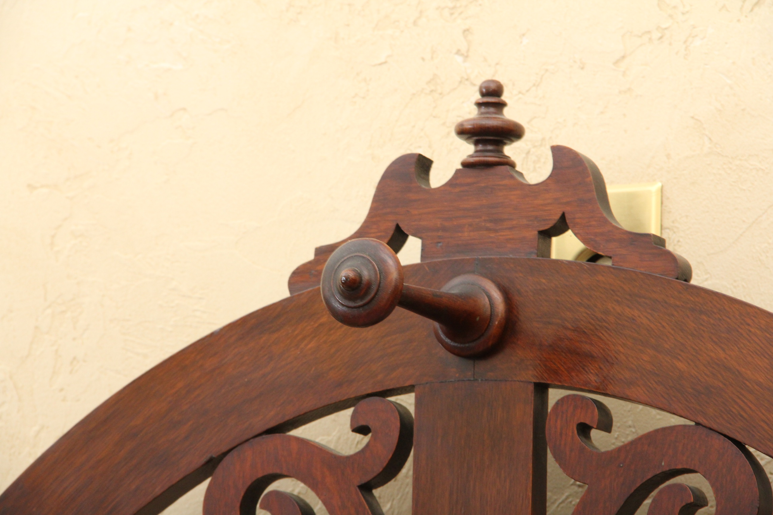 Antique English Oak Hall Tree