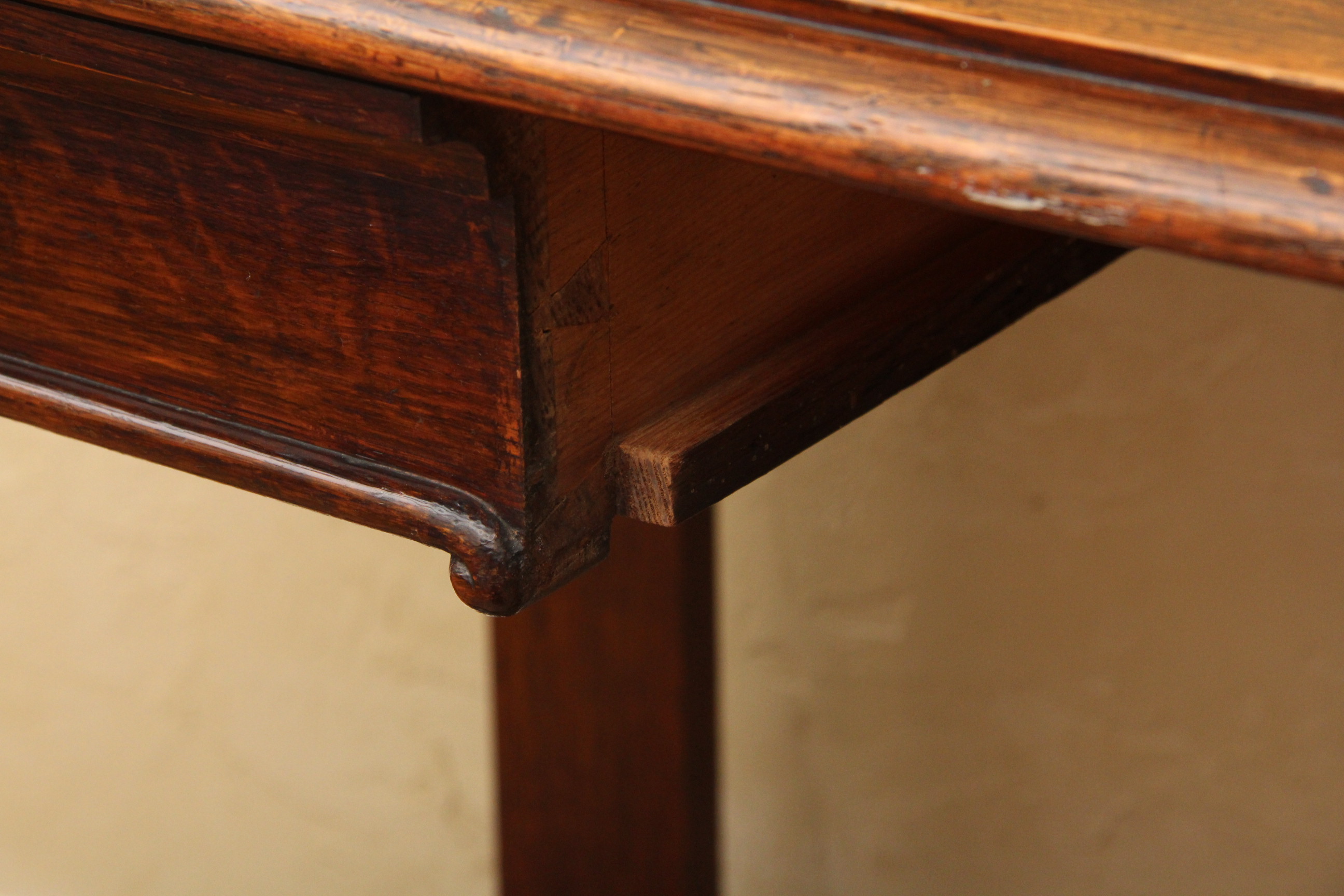 Antique English Oak Hall Tree