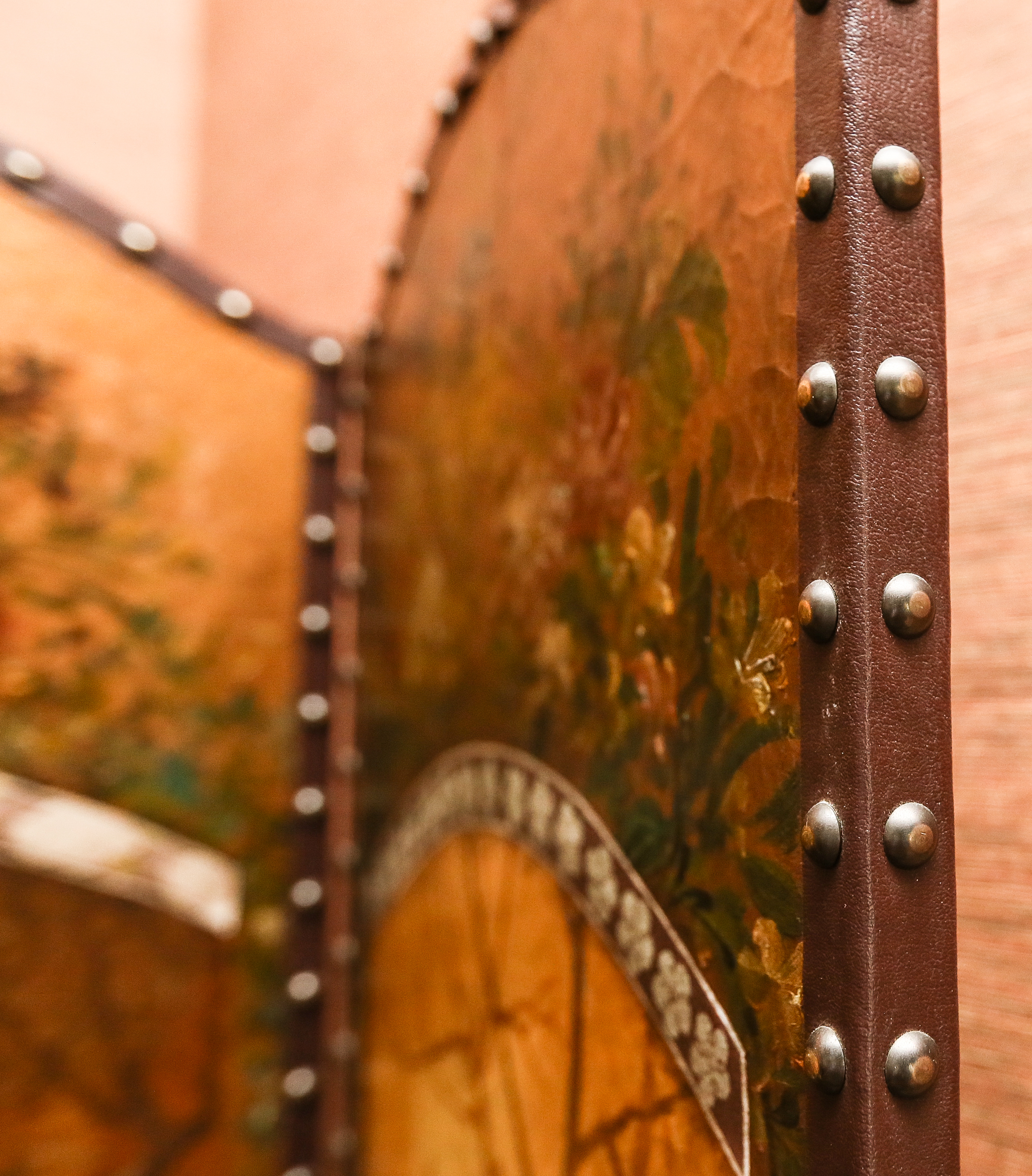 Hand Painted Room Screen