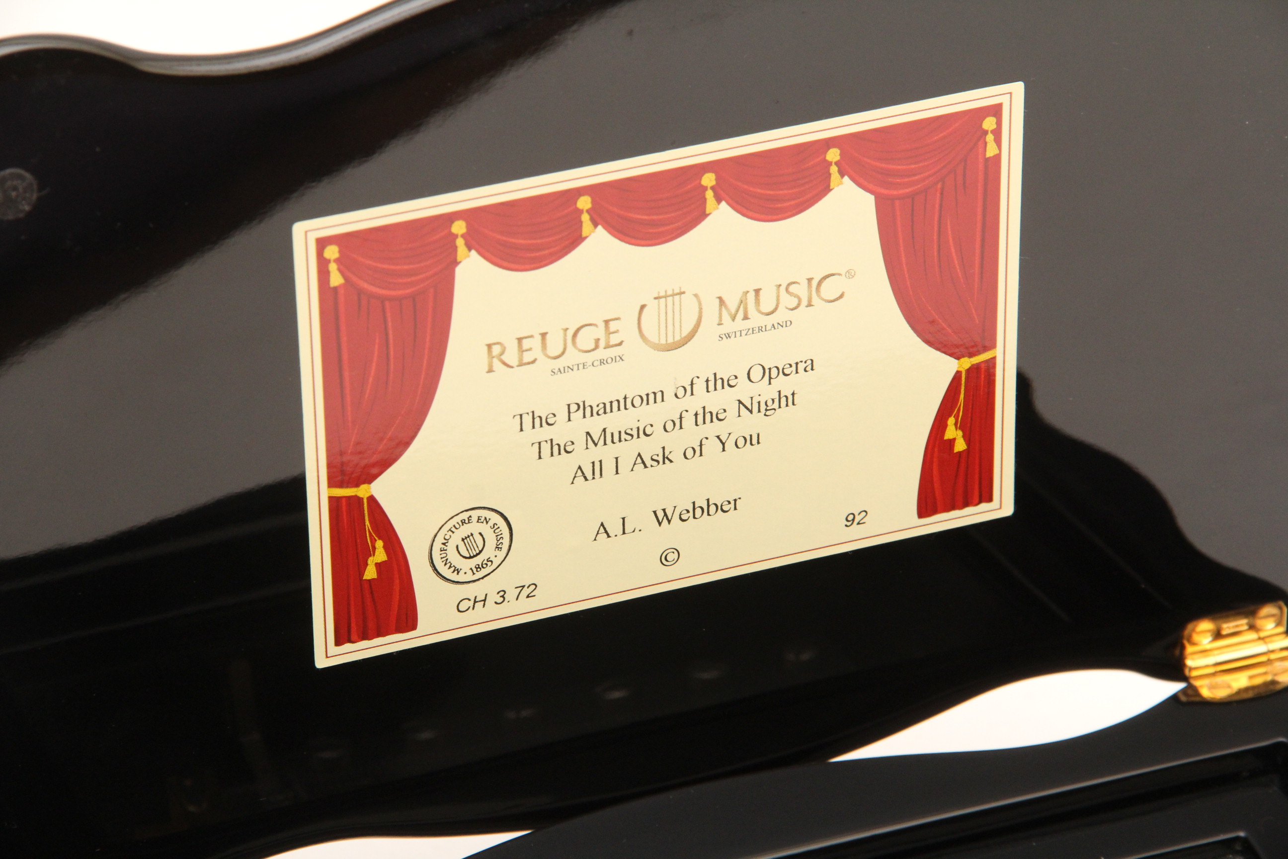 Reuge Music "Phantom of the Opera" Music Box