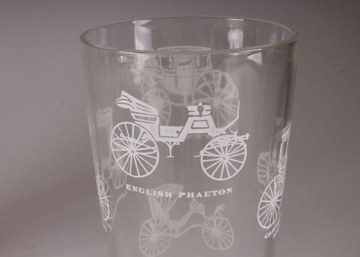 Kitchenware with Vintage Car Decals