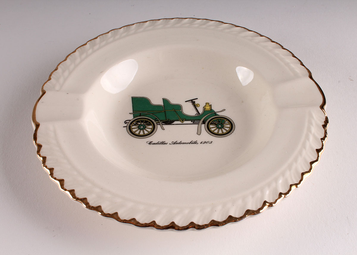 Kitchenware with Vintage Car Decals