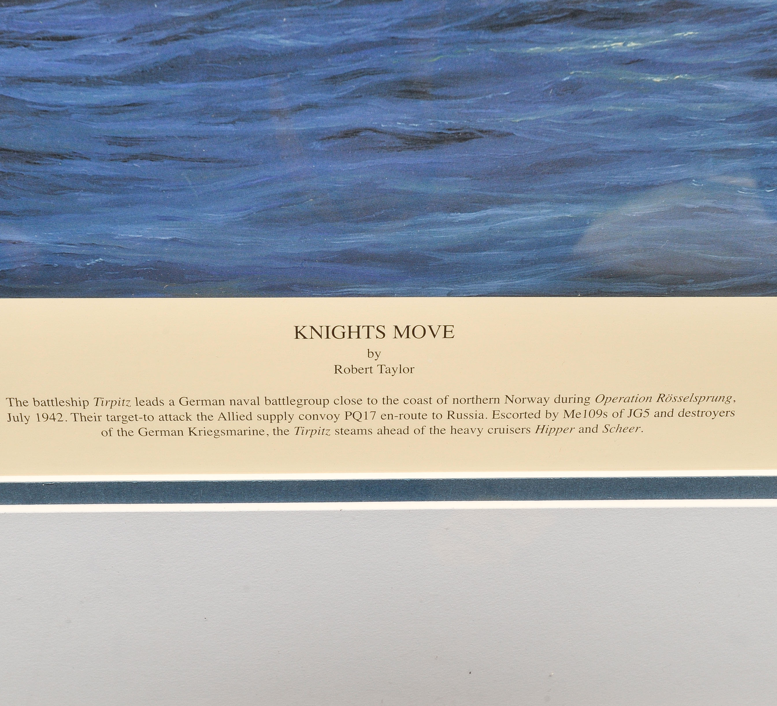 Robert Taylor "Knights Move" Limited Edition Offset Lithograph