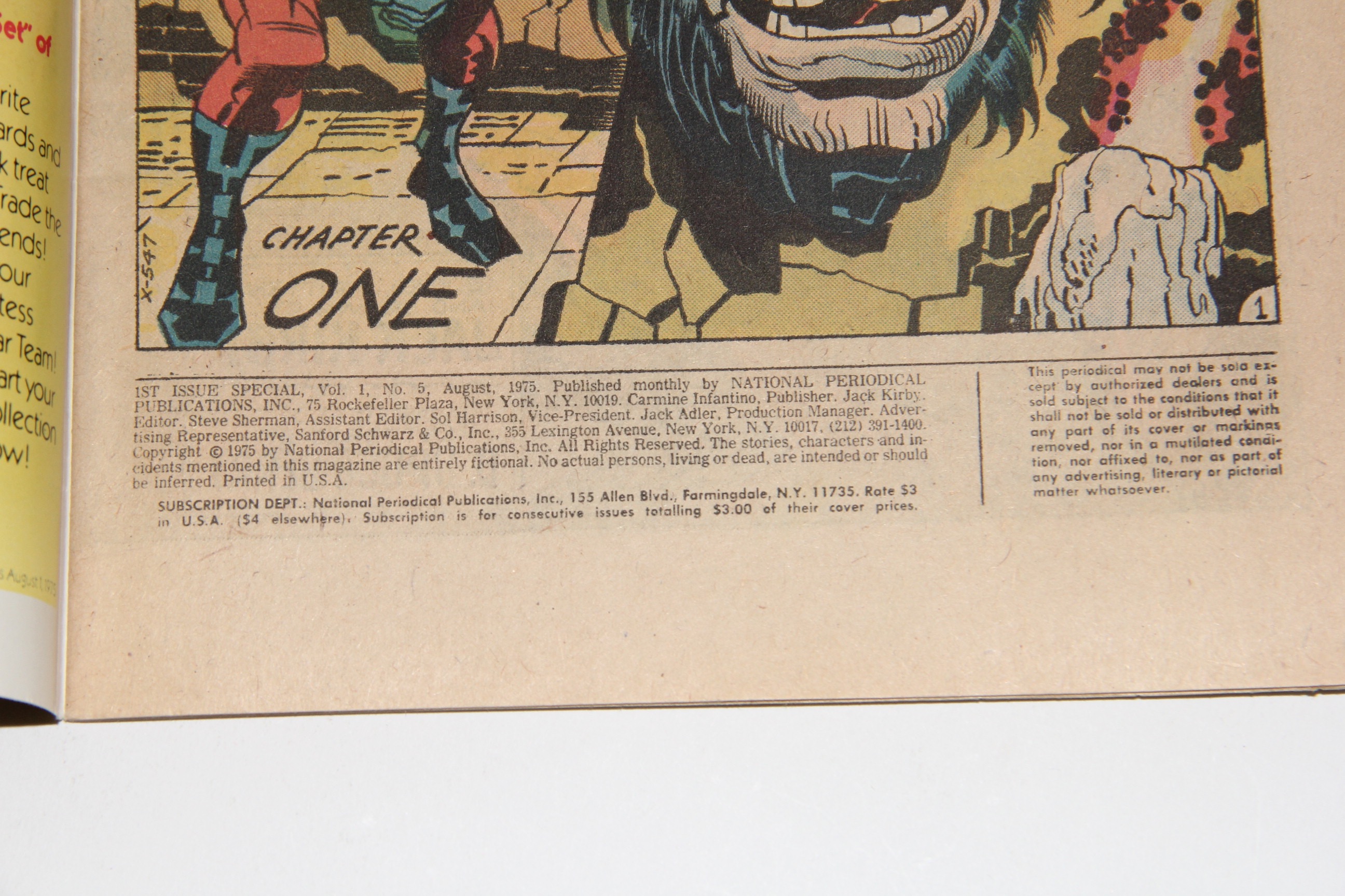 DC "First Issue Special" Comic Book Issue